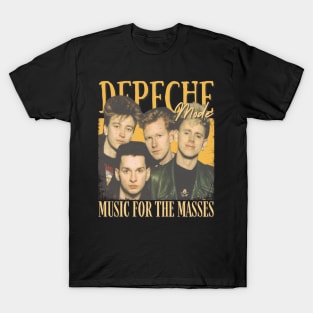 Depeche Mode Vintage 1980 // Music for the Masses Original Fan Design Artwork T-Shirt